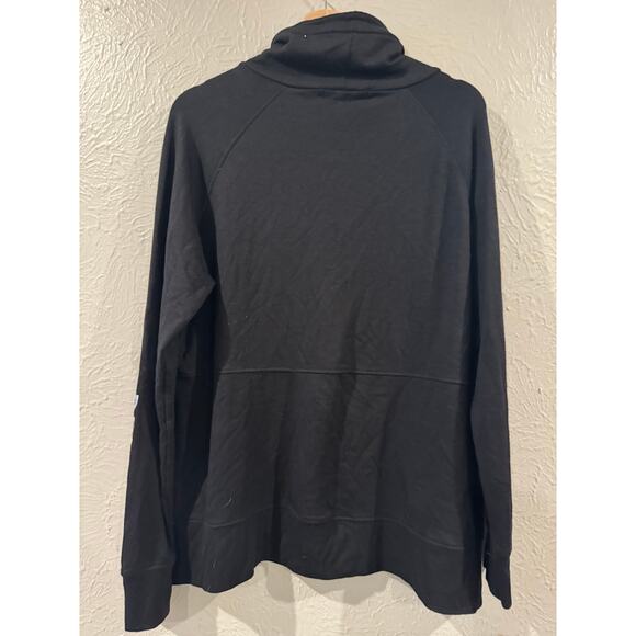 Peloton Hoodie Sweatshirt Blck Silver size Large - Picture 3 of 5